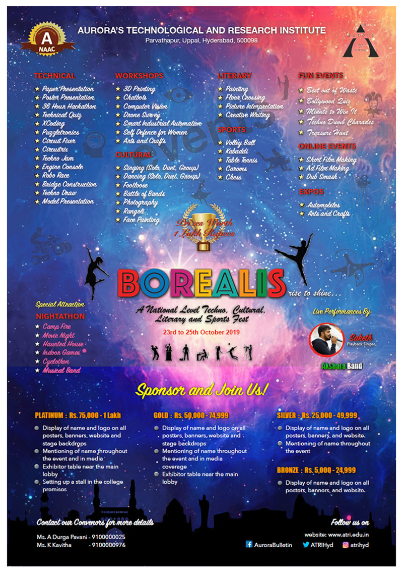 Borealis 2019-20 Sponsorship Poster
